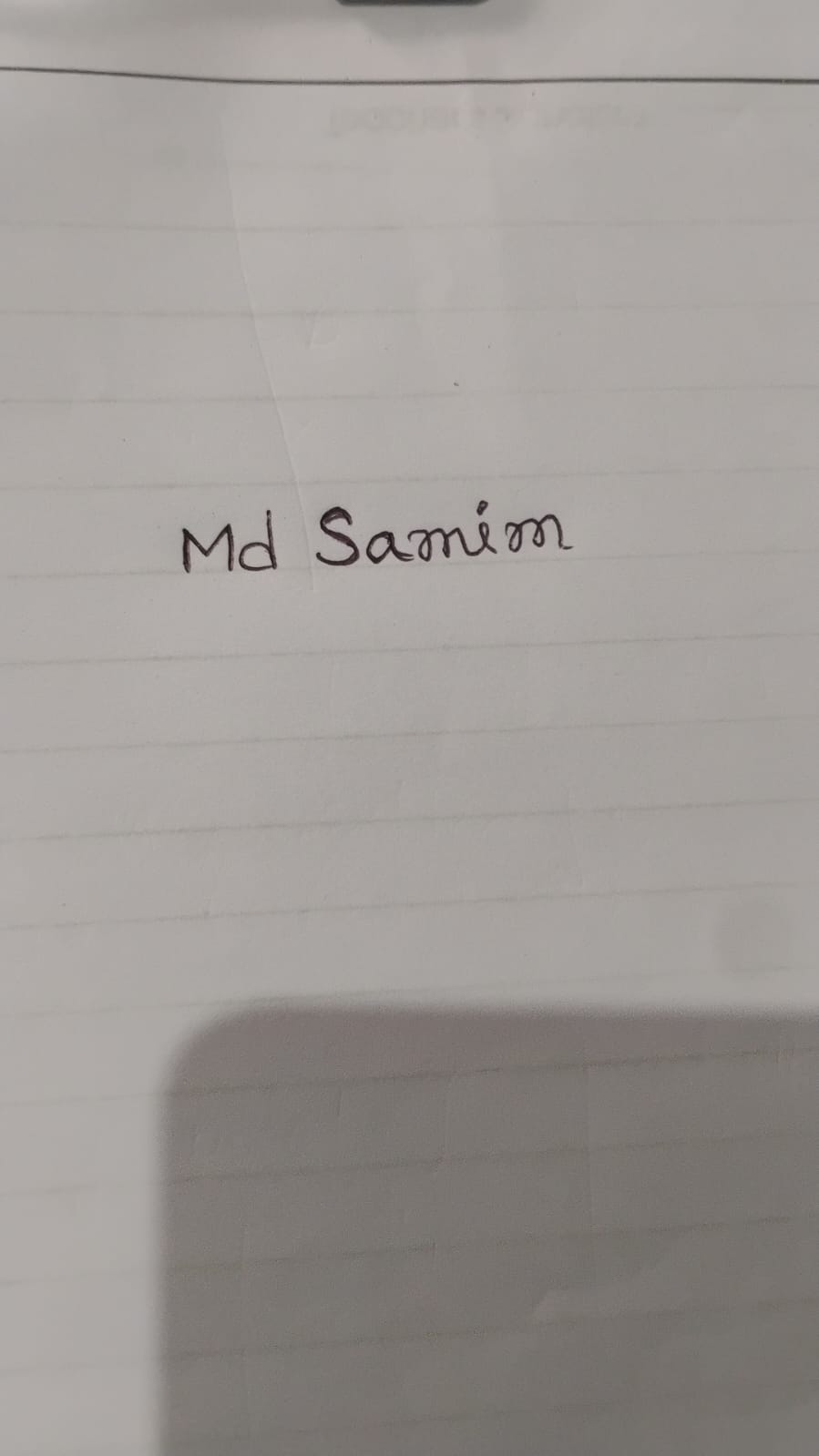 Gd Samim Student_Signature